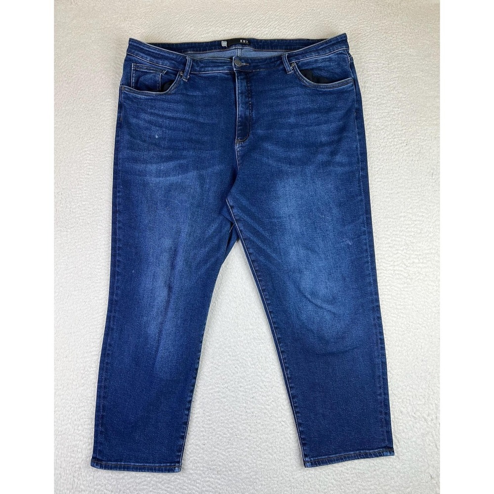 KUT‎ from the Kloth Ankle Jeans Womens 22W Blue Medium Wash High Rise KP1302GA7